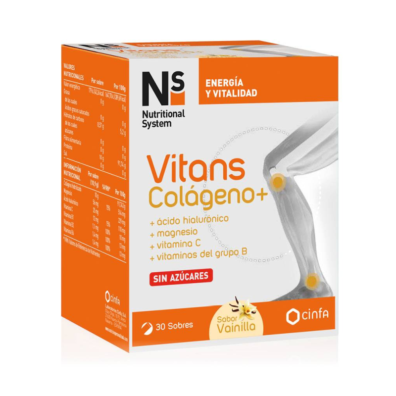 NS Vians Colageno+ 30 Sobres Vainilla