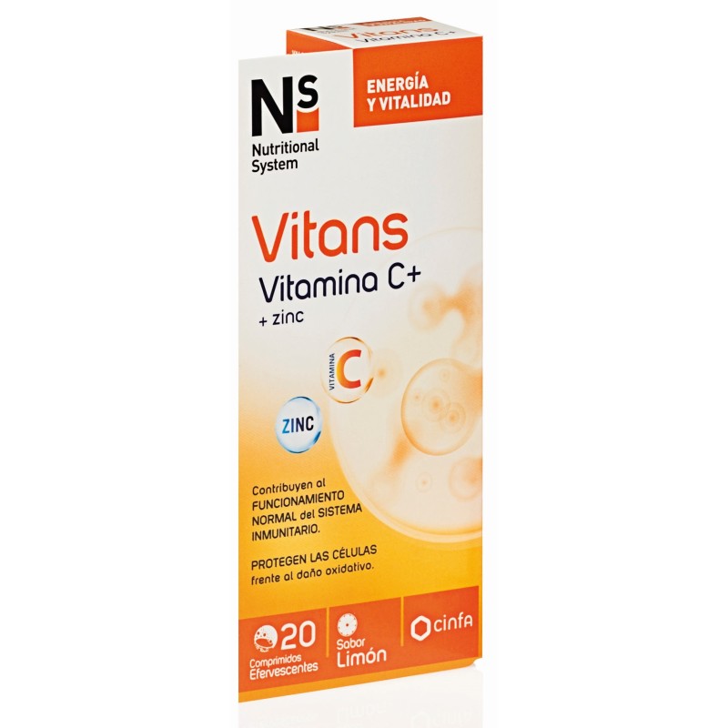Ns Vitans Vitamina C+ 20 Comp Efervescentes