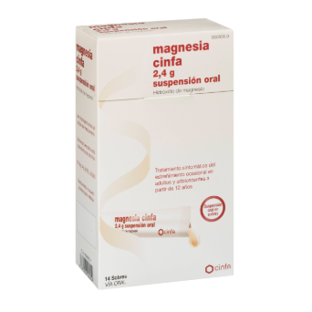 Magnesia Cinfa 2.4 G 14 Sobres Suspension Oral