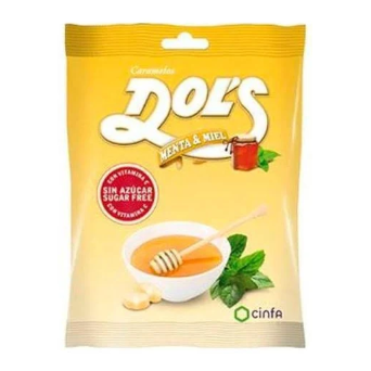 Caramelos Dol’s Menta-Miel Bolsa Sin Azúcar 60 G
