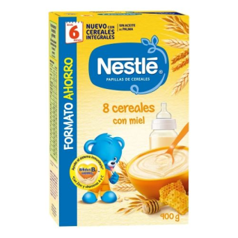Nestle 8 Cereales Miel Ahorro 900g