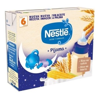 Nestle Leche y Cereales 8 Cereales Pijama 2x250m