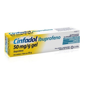Cinfadol Ibuprofeno 50 Mg/G Gel Topico 50 G