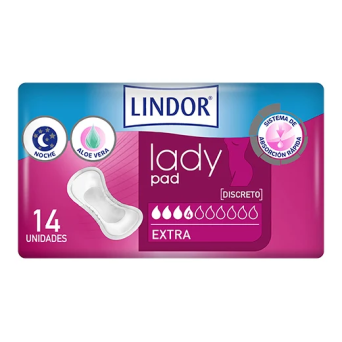 Lindor Lady Pad Extra 14 Uds