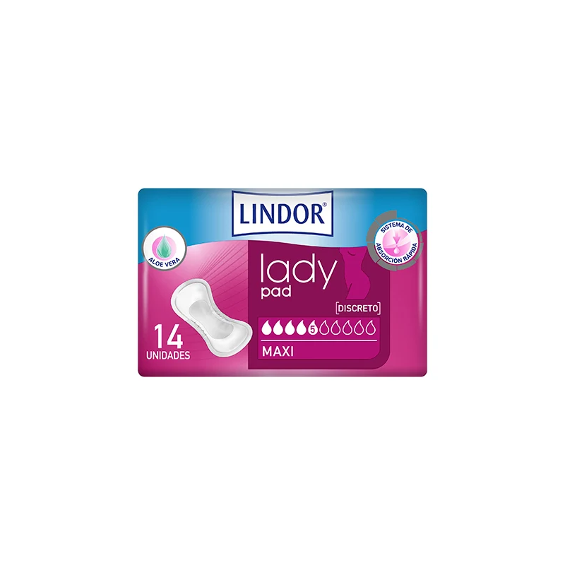 Lindor Lady Pad Maxi 14 uds