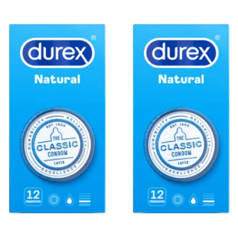 Durex Natural Plus Duplo 2 x 12 Uds
