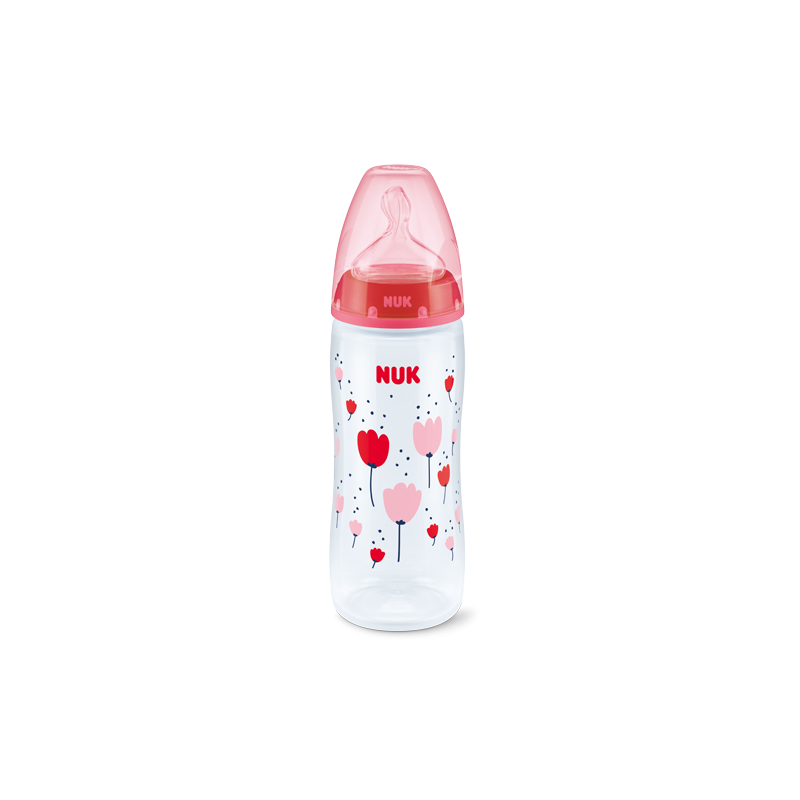 Nuk Biberón 300 ml Silicona Control Temperatura 0-6 Meses