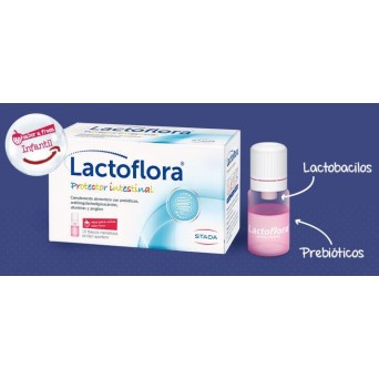 Lactoflora Intestinal Infantil 10 Viales Sabor Fresa