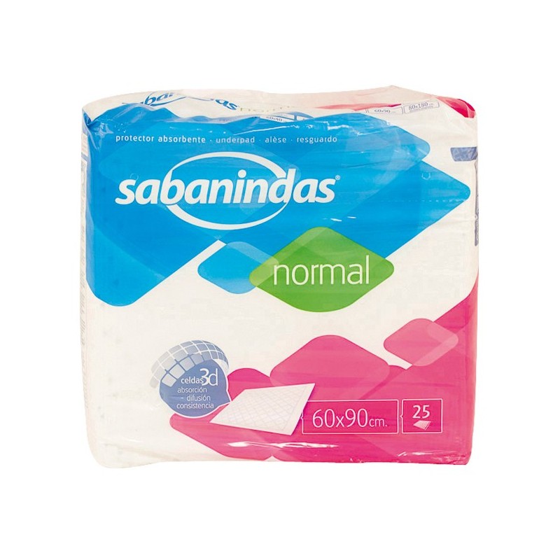 Sabanindas Normal Protector 60 X 90 25 Uds