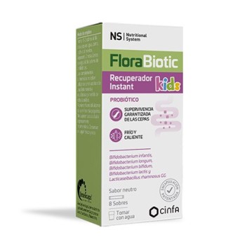 Ns Florabiotic Recuperador Instant Kids 8 Sobres
