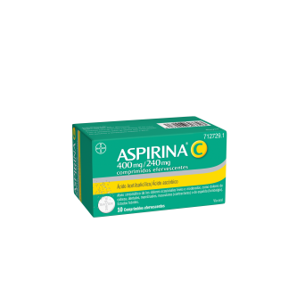 Aspirina C 400/240 Mg 10 Comprimidos Efervescent