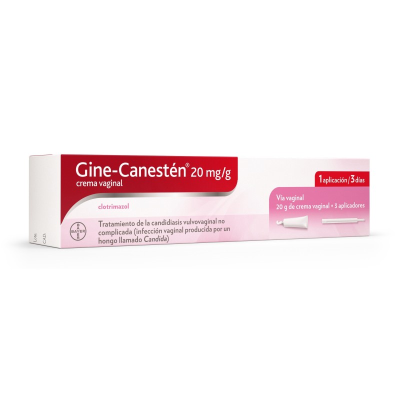sobresalir Fanático Celebridad Gine Canesten 20 Mg/G Crema Vaginal 20 G - farmaciadejaime.es