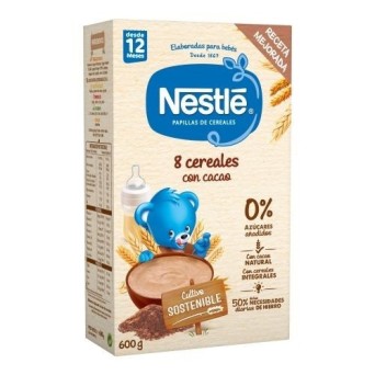 Nestlé 8 Cereales con Cacao 600 g