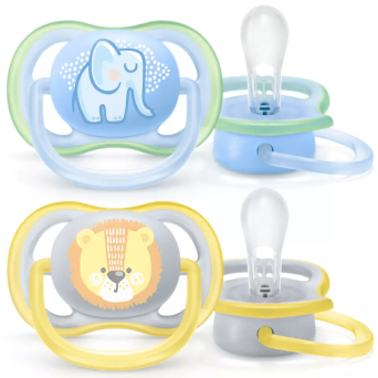 Avent Chupete Silicona Ultra Air 0-6 M 2 Uds