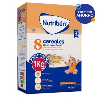 Nutriben 8 Cereales Y Miel Formato Ahorro 1000 G