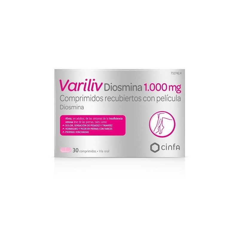 Variliv Diosmina 1000 Mg 30 Comp