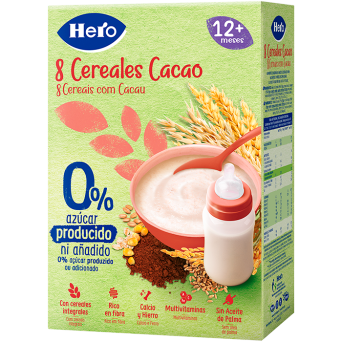 Hero 8 Cereales Cacao 340 G