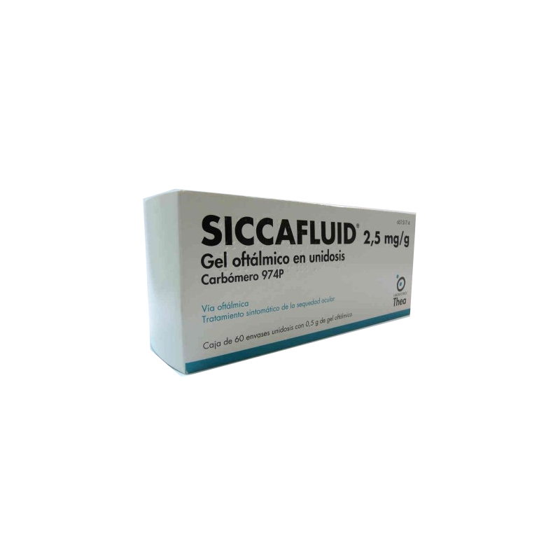 Siccafluid 2,5 Mg/G Gel Oftalmico 30 Monodosis 0,5 G