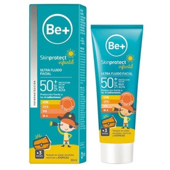 Be+ Skinprotect Ultrafluido Facial Infantil Spf50+ 50 Ml