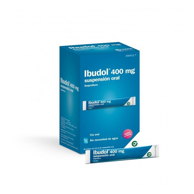 Ibudol 400 Mg 20 Sobres Suspension Oral 10 Ml