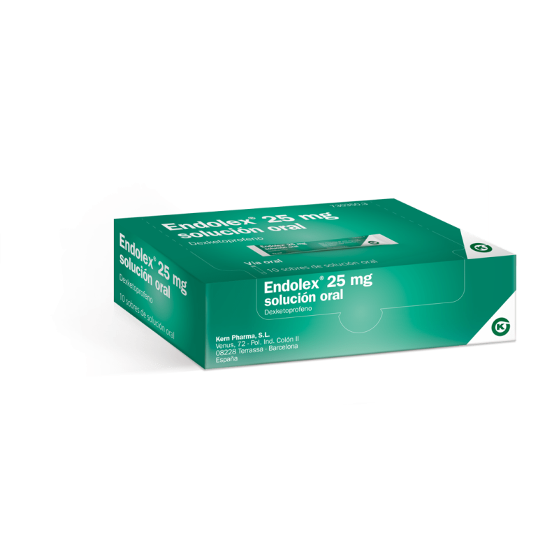 Endolex 25 Mg 10 Sobres Solucion Oral 10 Ml