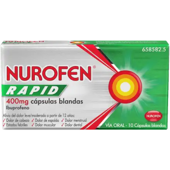 Nurofen Rapid 400 Mg 10 Capsulas Blandas