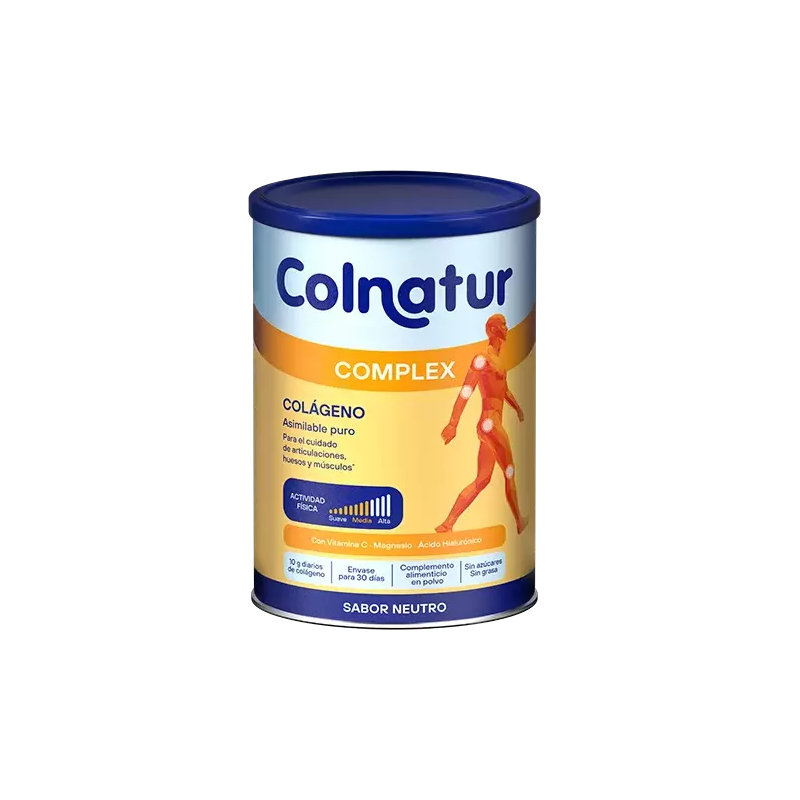 Colnatur Complex Neutro - Colágeno con Magnesio y Vitamina C para Músculos  y Articulaciones, 330g