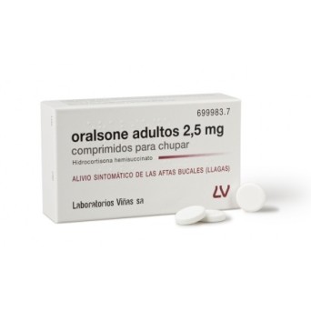 Oralsone Adultos 2.5 Mg 12 Comprimidos Para Chup