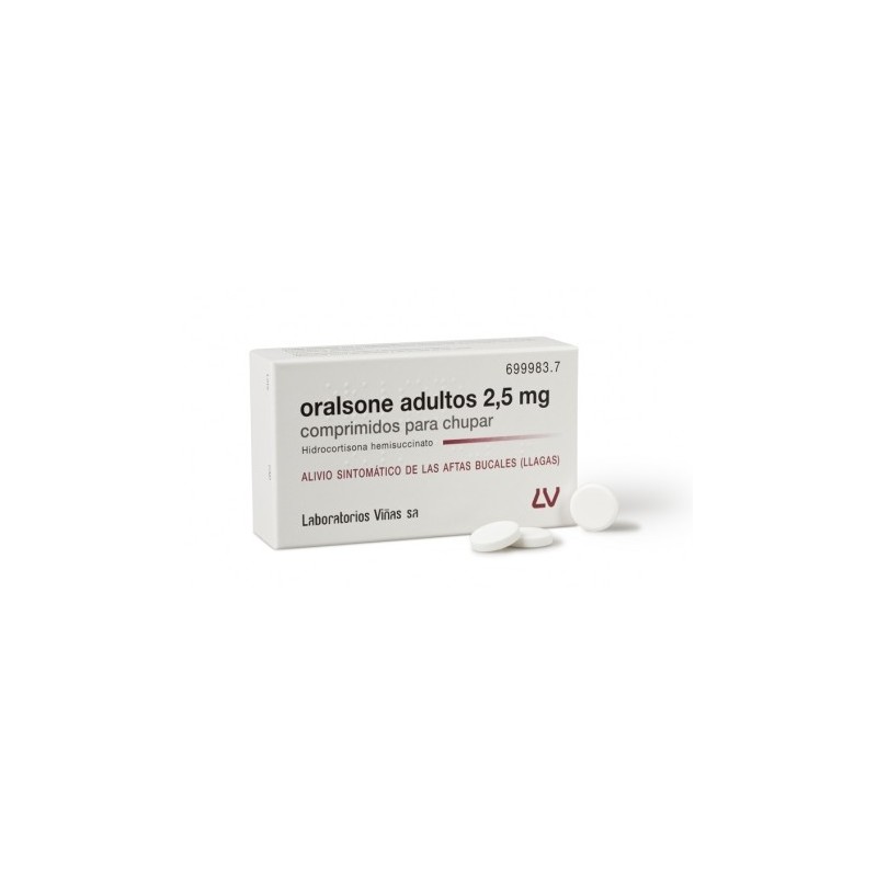 Oralsone Adultos 2.5 Mg 12 Comprimidos Para Chup