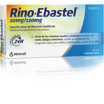 Rino Ebastel 10/120 Mg 7 Capsulas