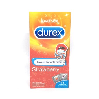 Durex Strawberry Preservativos 12 Uds