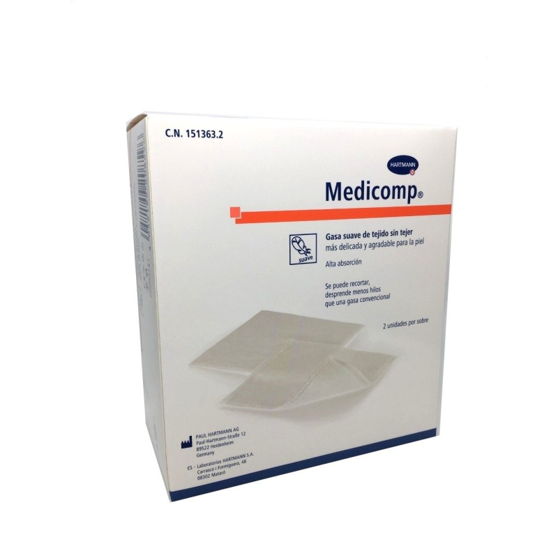 Medicomp Gasas 10x10 50 Uds
