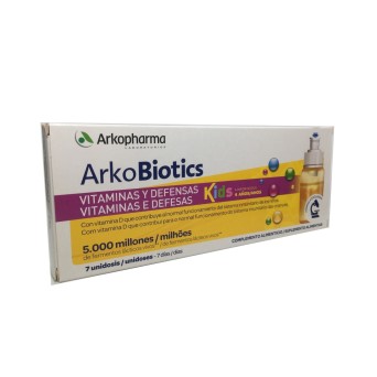Arkobiotics Vitaminas + Defensas Niño 7 Dosis