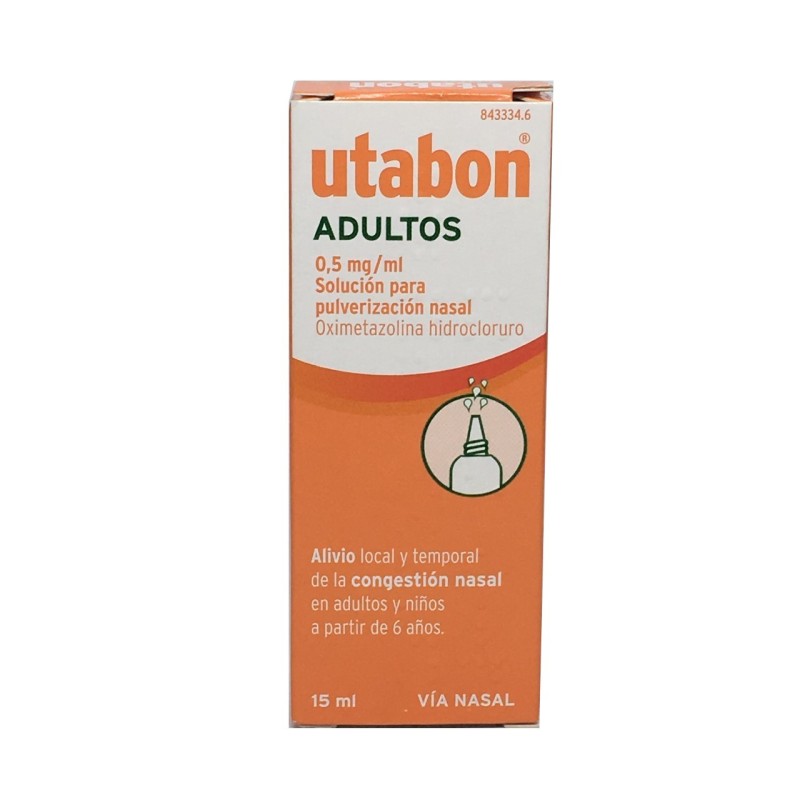 Utabon Adultos 0.5 Mg/Ml Nebulizador Nasal 15 Ml