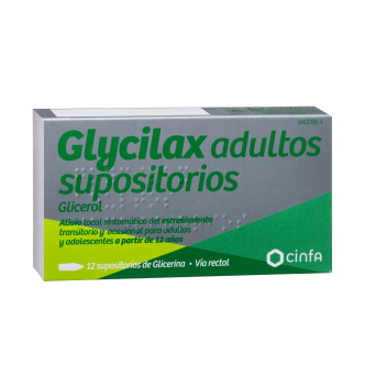Glycilax Supositorios Glicerina Adultos 12 Uds