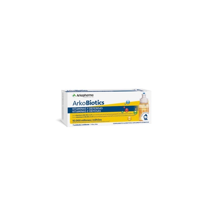 Arkobiotics Vitaminas + Defensas Adultos 7 Dosis