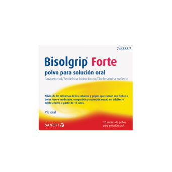 Bisolgrip Forte 650/4/10 mg 10 Sobres